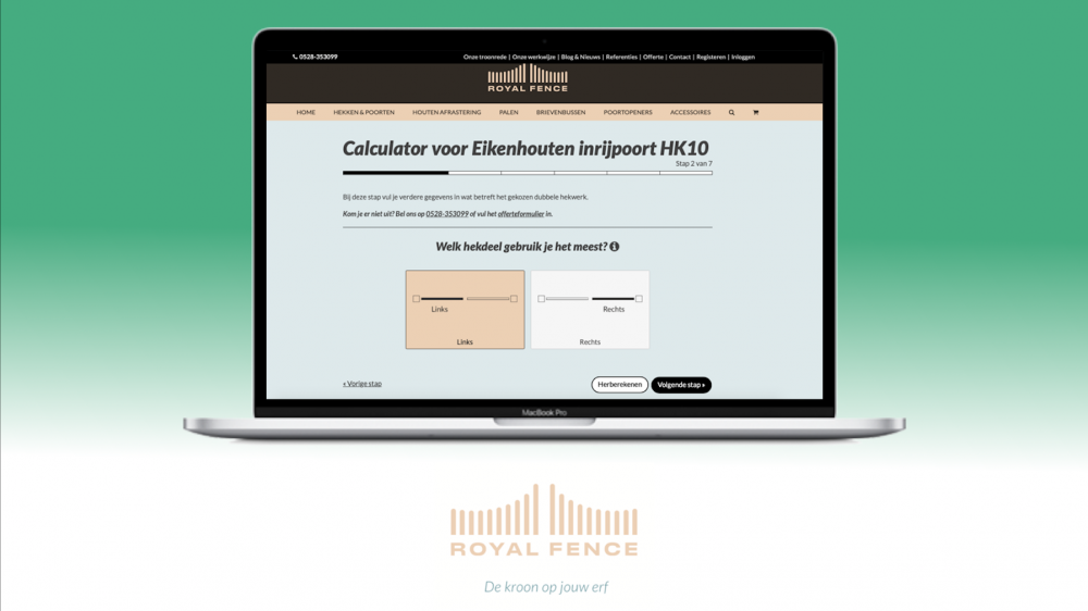 Royal Fence - website